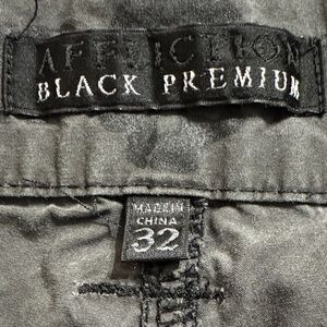 Affliction Charcoal Black Premium Shorts